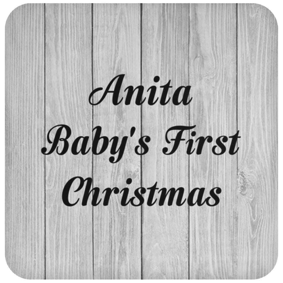 Anita Baby's First Christmas - Drink Coaster F