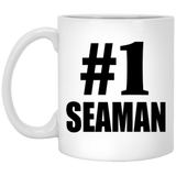 Number One #1 Seaman - 11 Oz Coffee Mug
