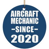 Aircraft Mechanic Since 2020 - Circle Ornament