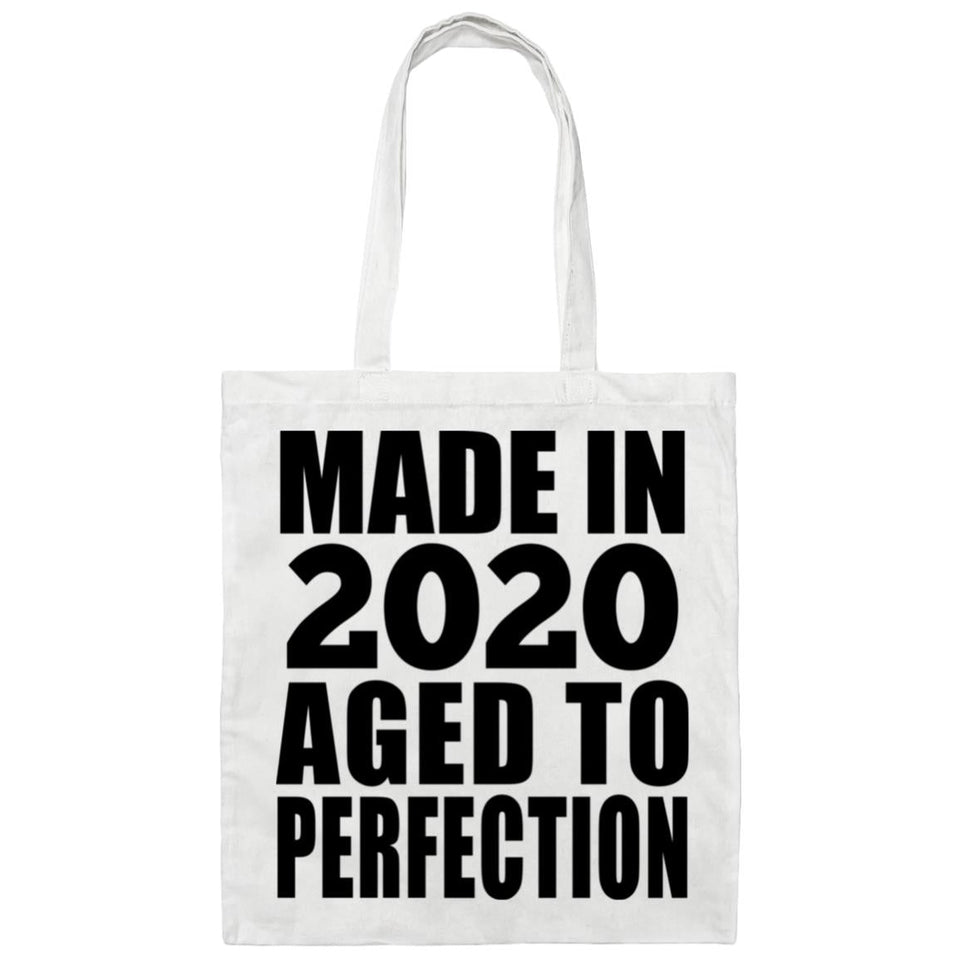 4th Birthday Made In 2020 Aged to Perfection - Tote Bag White