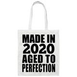 4th Birthday Made In 2020 Aged to Perfection - Tote Bag White