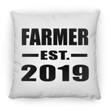 Farmer Established EST. 2019 - Throw Pillow