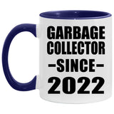 Garbage Collector Since 2022 - 11oz Accent Mug Purple