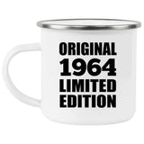 60th Birthday Original 1964 Limited Edition - 12oz Camping Mug