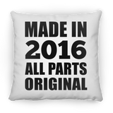 8th Birthday Made in 2016 All Parts Original - Throw Pillow