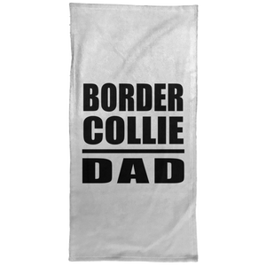 Border Collie Dad - Hand Towel