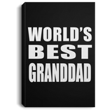 World's Best Granddad - Canvas Portrait