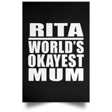 Rita World's Okayest Mum - Poster Portrait