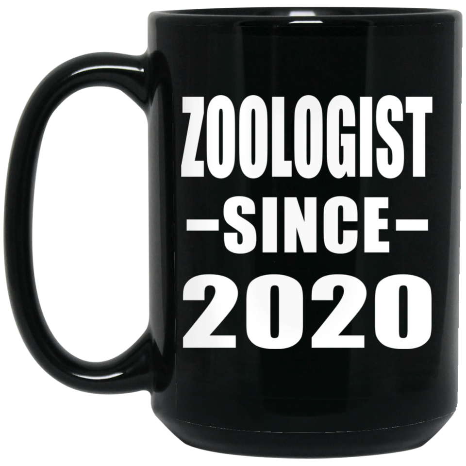 Zoologist Since 2020 - 15oz Coffee Mug Black