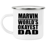 Marvin World's Okayest Dad - 12oz Camping Mug