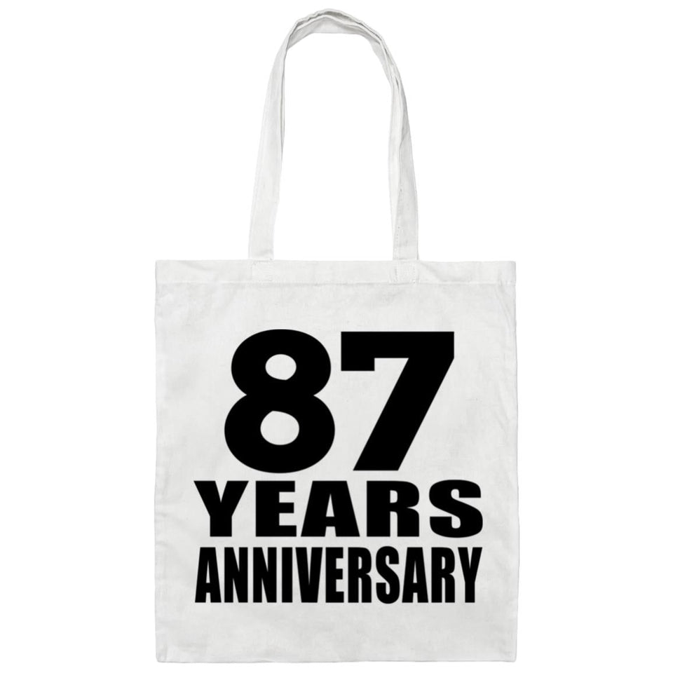 87th Anniversary 87 Years - Tote Bag White