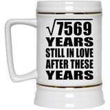 87th Anniversary Square Root of 7569 Years Still In Love - Beer Stein