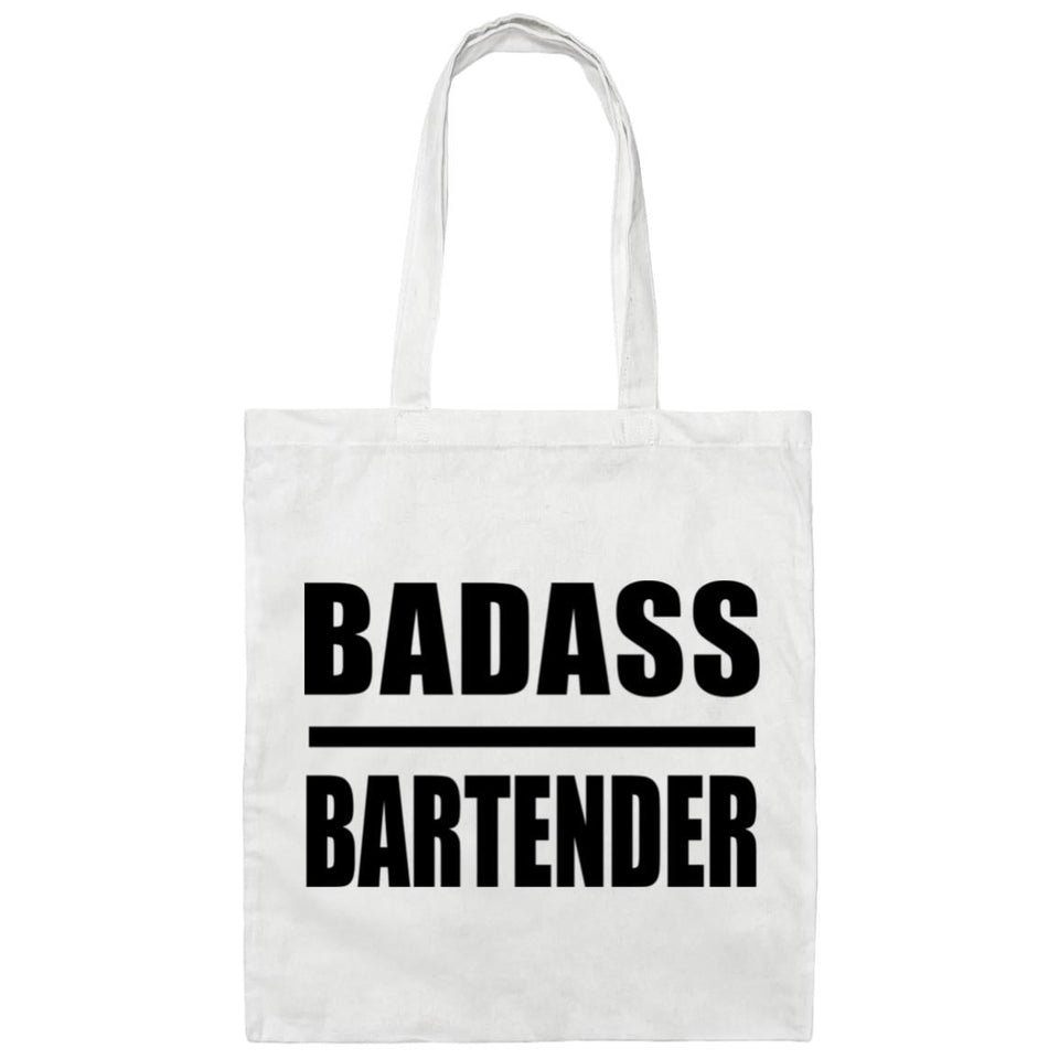 Badass Bartender - Tote Bag White