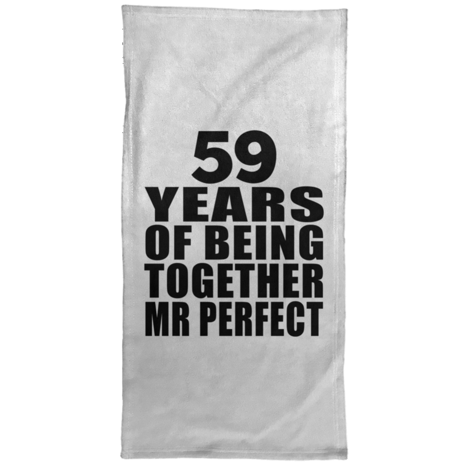 59th Anniversary 59 Years Of Being Mr Perfect - Hand Towel