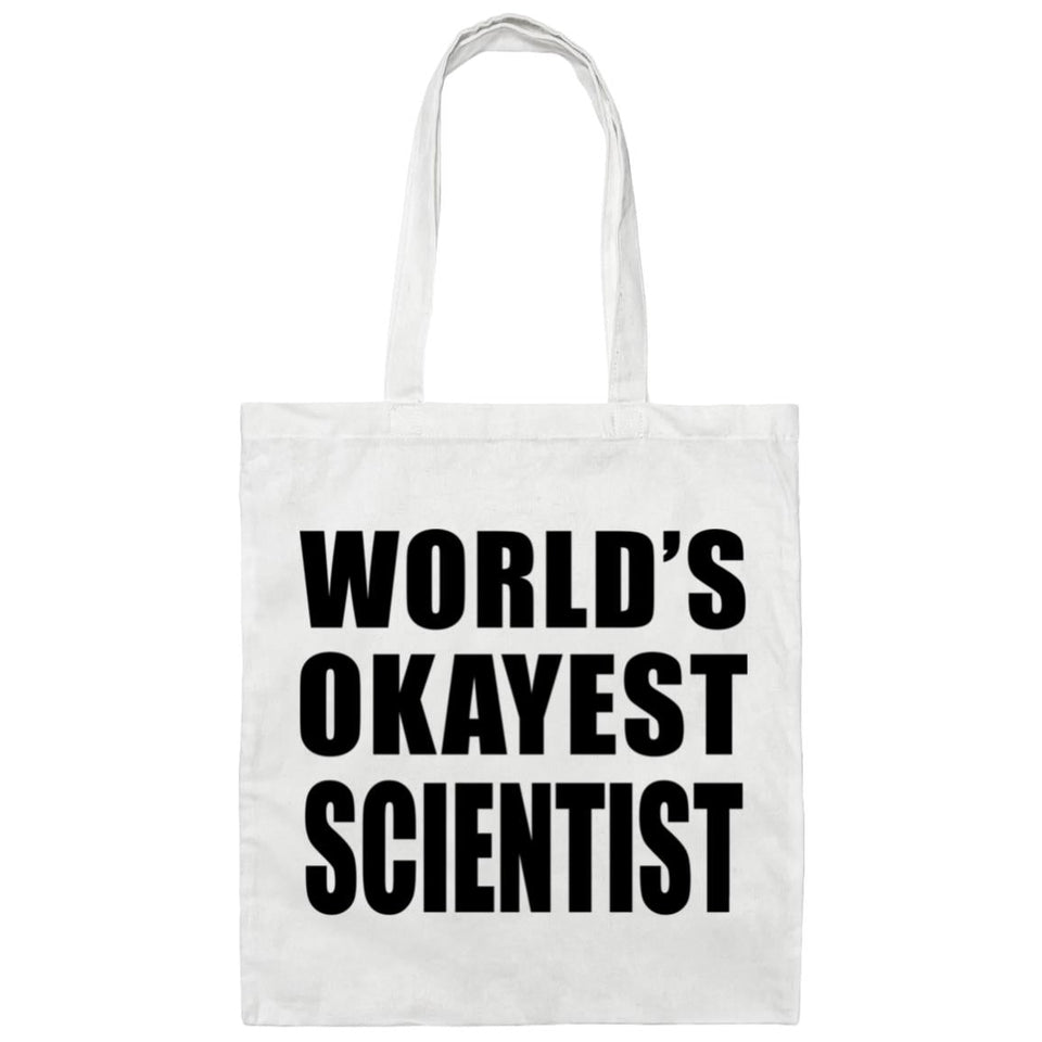 World's Okayest Scientist - Tote Bag White