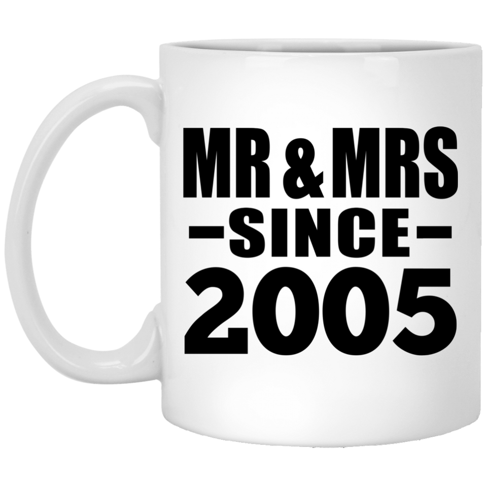 19th Anniversary Mr & Mrs Since 2005 - 11 Oz Coffee Mug