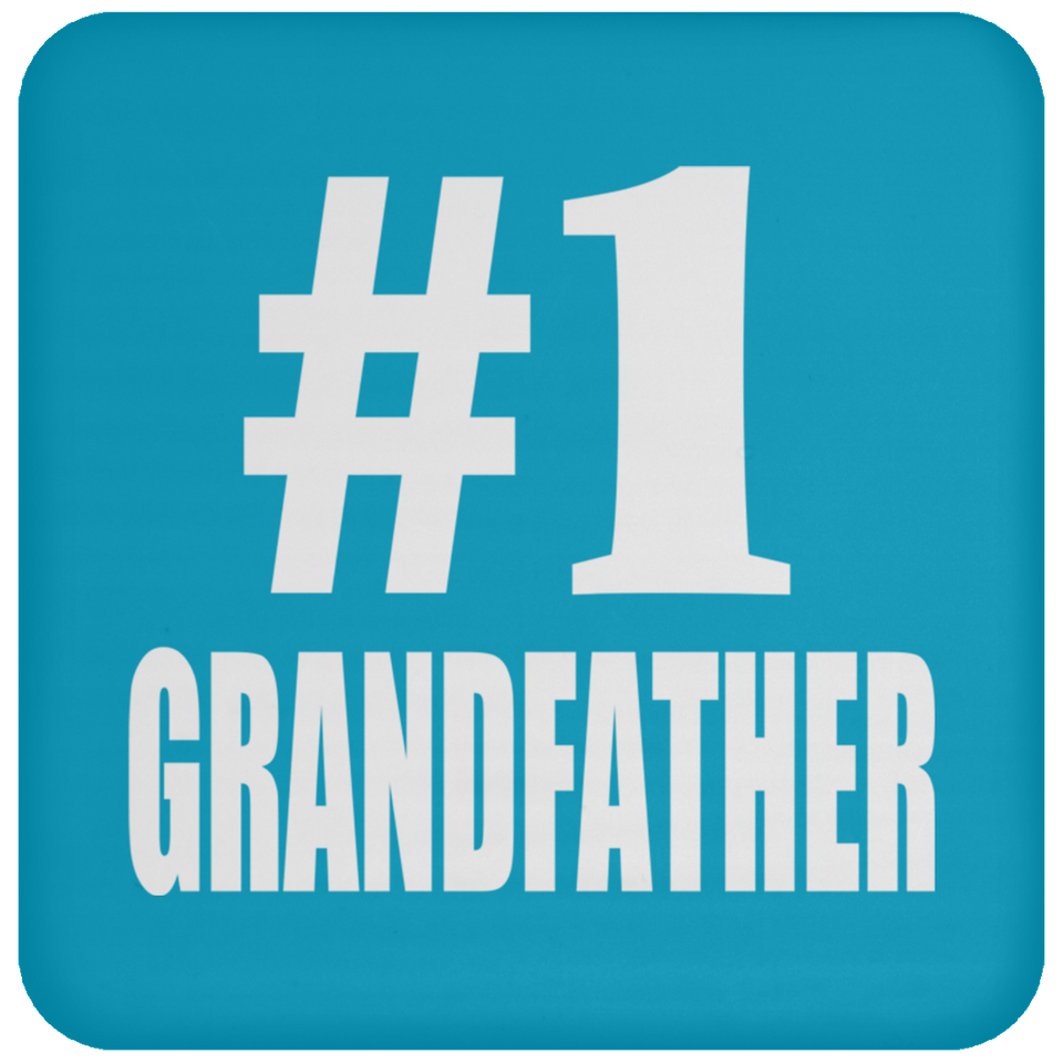 Number One #1 Grandfather - Drink Coaster