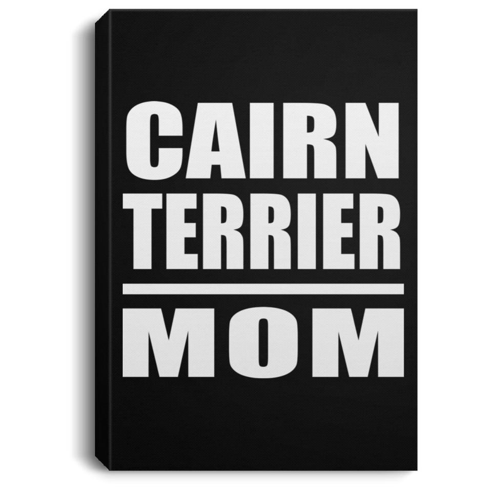 Cairn Terrier Mom - Canvas Portrait