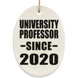 University Professor Since 2020 - Oval Ornament