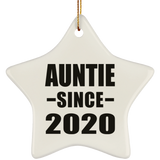 Auntie Since 2020 - Star Ornament