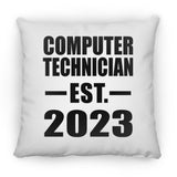 Computer Technician Established EST. 2023 - Throw Pillow