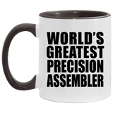 World's Greatest Precision Assembler - 11oz Accent Mug Black