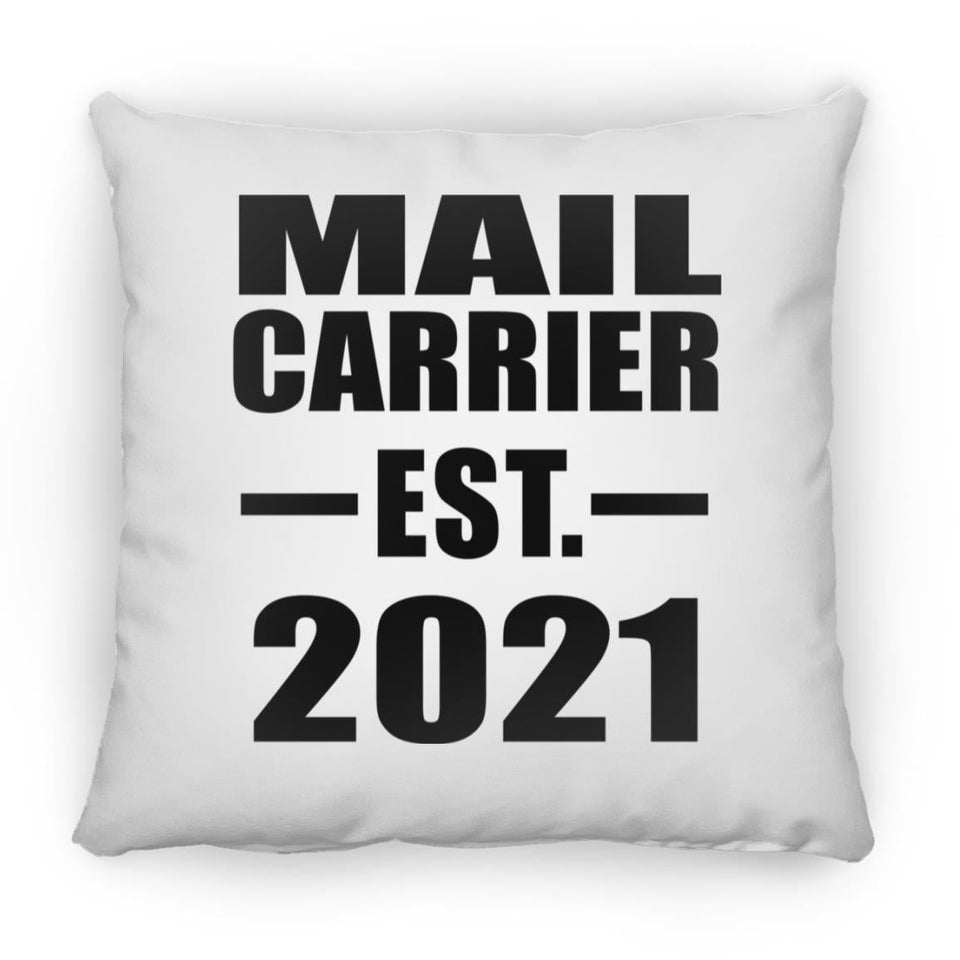 Mail Carrier Established EST. 2021 - Throw Pillow