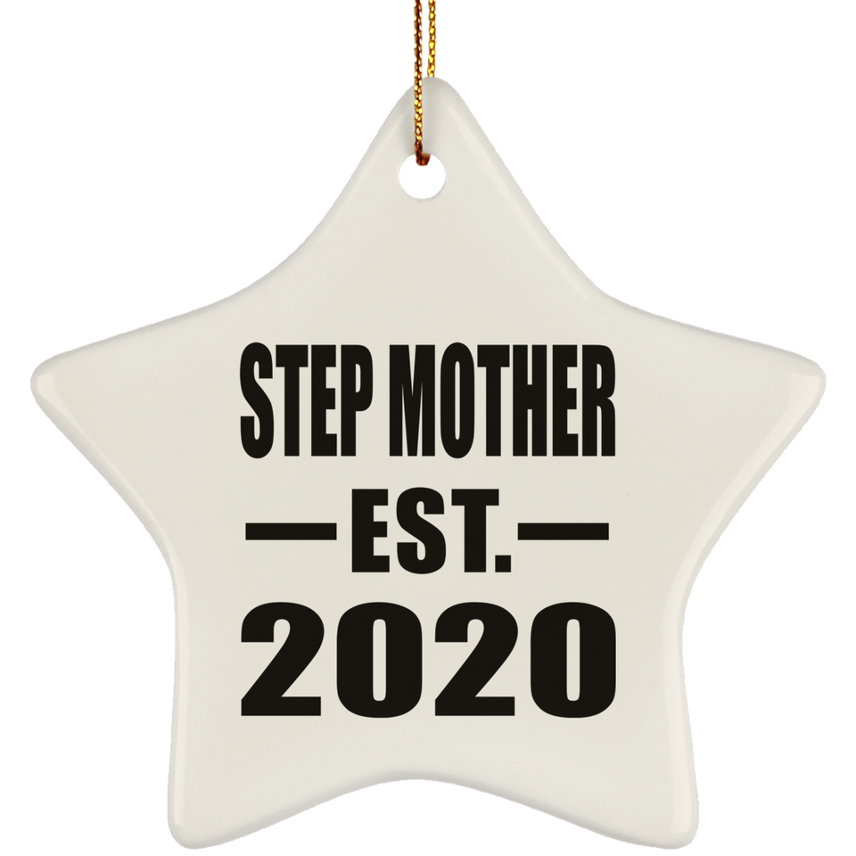 Step Mother Established EST. 2020 - Star Ornament