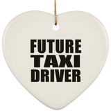 Future Taxi Driver - Heart Ornament
