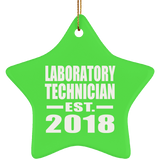 Laboratory Technician Established EST. 2018 - Star Ornament
