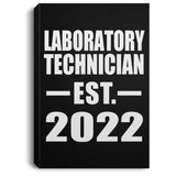 Laboratory Technician Established EST. 2022 - Canvas Portrait