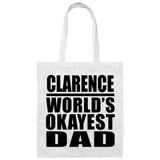 Clarence World's Okayest Dad - Tote Bag White