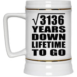 56th Anniversary Square Root of 3136 Years Lifetime To Go - Beer Stein
