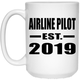 Airline Pilot Established EST. 2019 - 15oz Coffee Mug