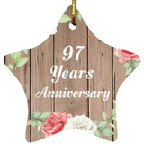 97th Anniversary 97 Years Anniversary - Star Ornament B