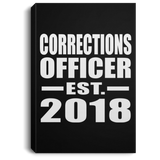 Corrections Officer Established EST. 2018 - Canvas Portrait