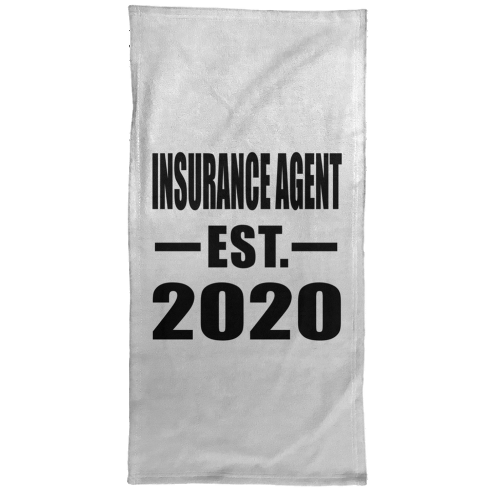 Insurance Agent Established EST. 2020 - Hand Towel