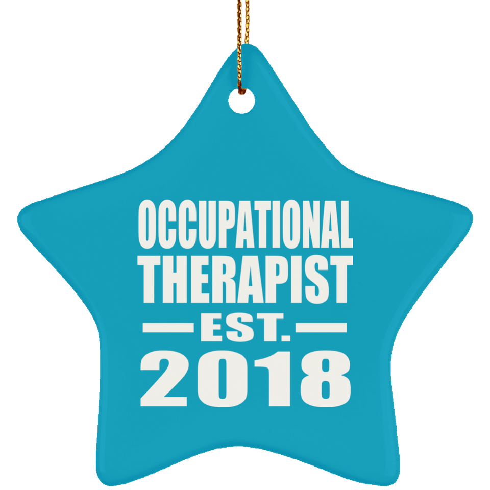 Occupational Therapist Established EST. 2018 - Star Ornament