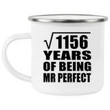 34th Anniversary Square Root of 1156 Years of Mr Perfect - 12oz Camping Mug