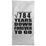 28th Anniversary Square Root of 784 Years Down Forever To Go - Hand Towel