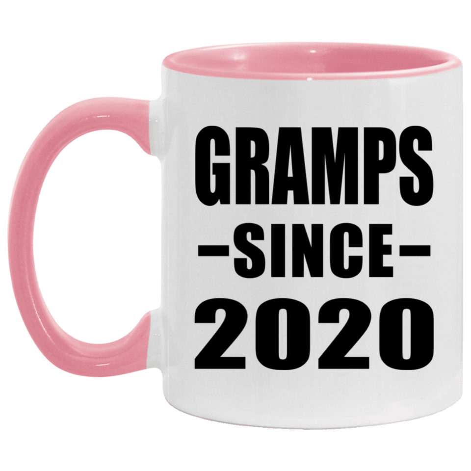 Gramps Since 2020 - 11oz Accent Mug Pink