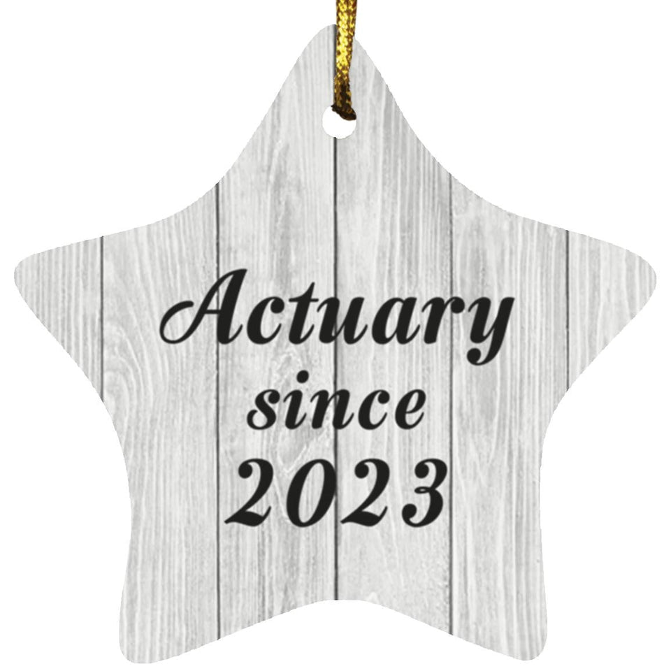 Actuary Since 2023 - Star Ornament F