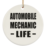 Automobile Mechanic Life - Circle Ornament