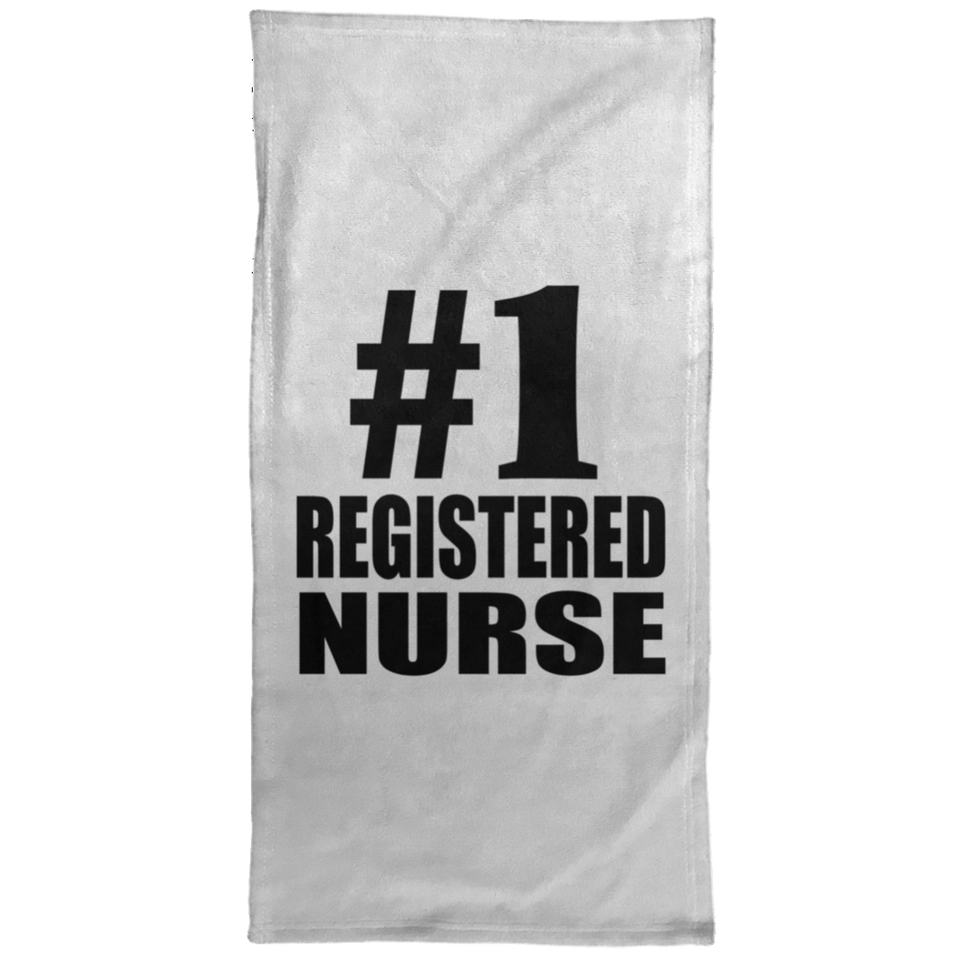 Number One #1 Registered Nurse - Hand Towel