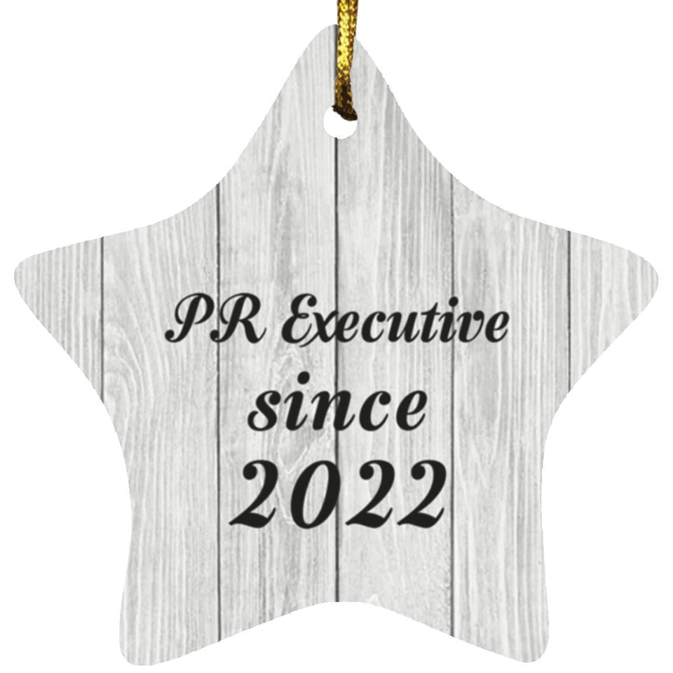 PR Executive Since 2022 - Star Ornament F