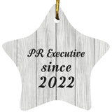 PR Executive Since 2022 - Star Ornament F