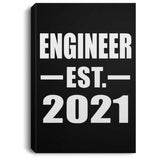 Engineer Established EST. 2021 - Canvas Portrait