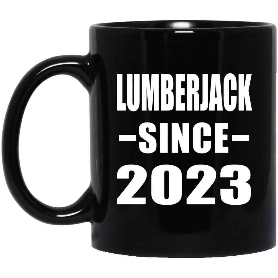 Lumberjack Since 2023 - 11oz Coffee Mug Black