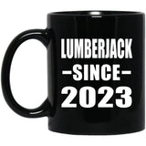 Lumberjack Since 2023 - 11oz Coffee Mug Black