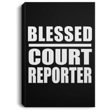 Blessed Court Reporter - Canvas Portrait